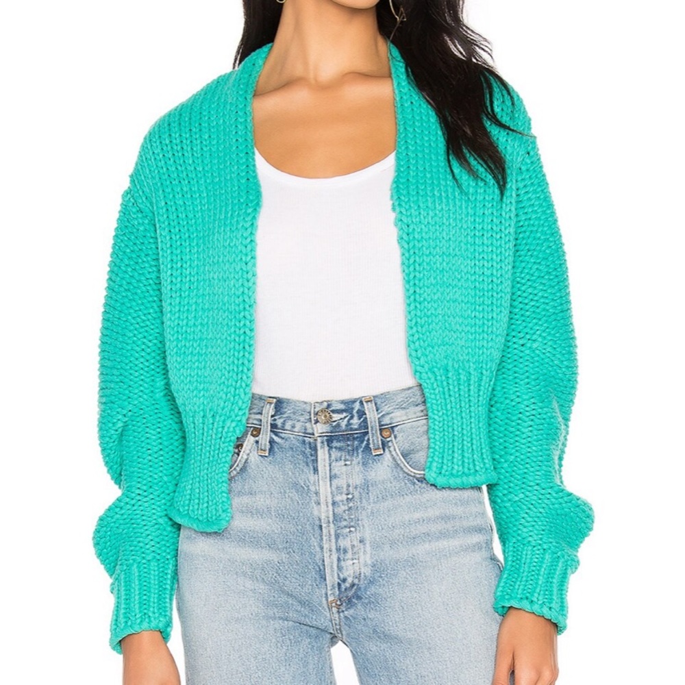 Free people glow for it cardi XS
